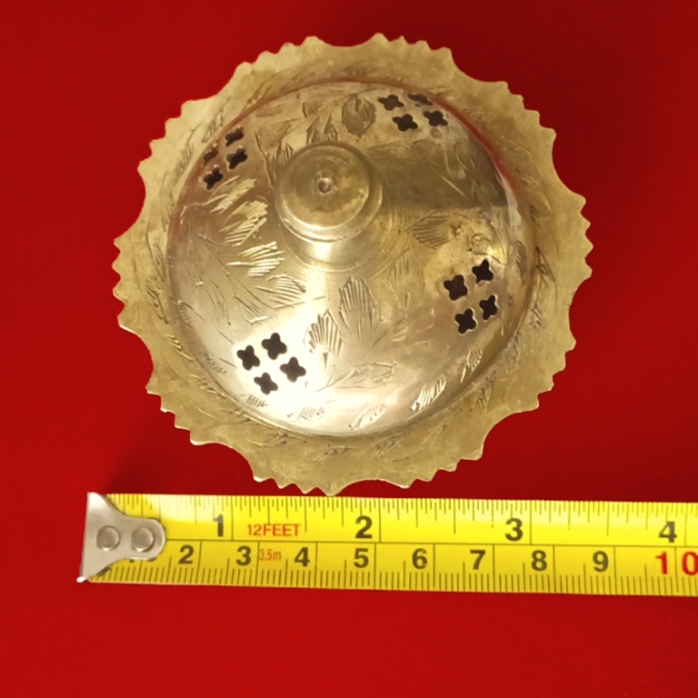 Vintage Brass Incense Burner - Picture 5 of 6